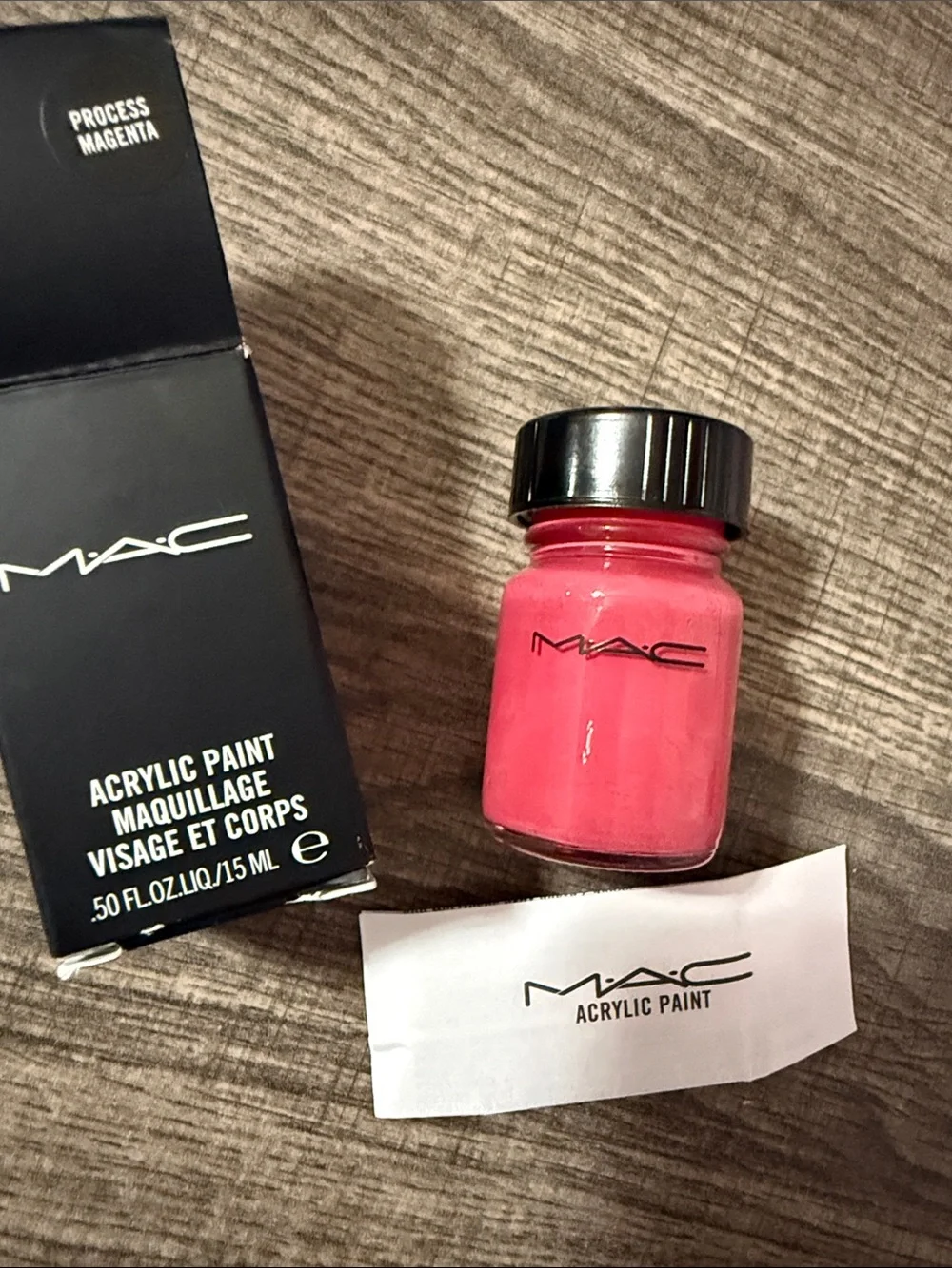 NWT MAC Cosmetics Acrylic Face & Body Paint — Process Magenta